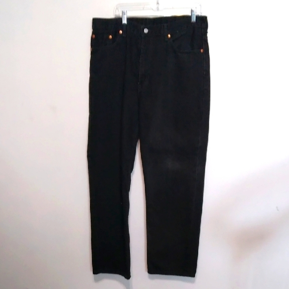 Levi's - 550 Black Jeans- Size 38 x 32 - Picture 1 of 8